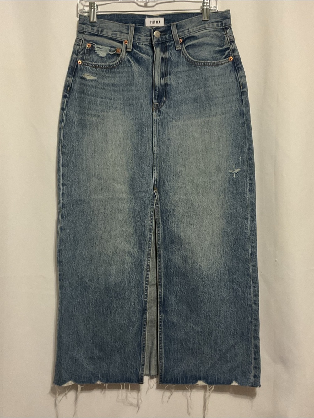 Pistola long Denim skirt 28